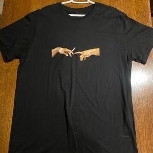 Black Graphic t-shirt XXL
